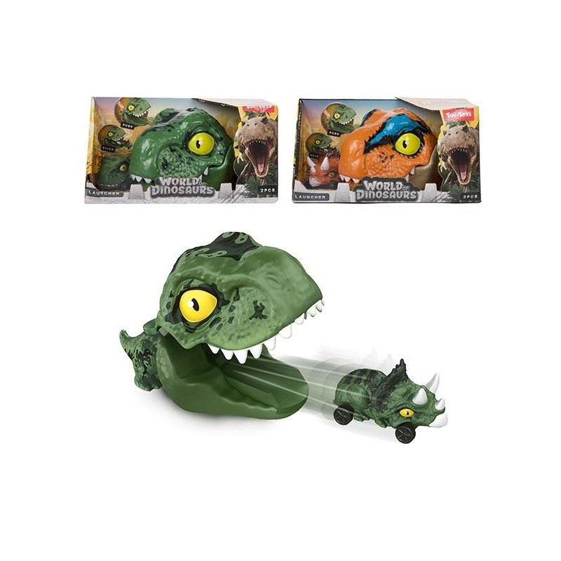 Toi Toys Dinoauto met dinoafschieter