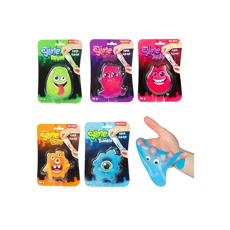 Toi Toys Crazy Slime Monster met oogjes