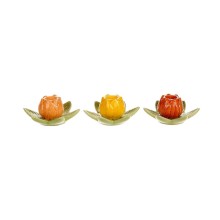 Kandelaar tulp 10x9x5cm