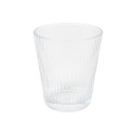 Drinkglas lines clear 335ml Ø9x10cm 6st