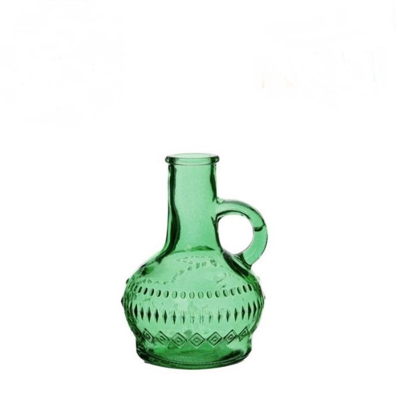 Flesvaas Lille groen Ø7xH10cm