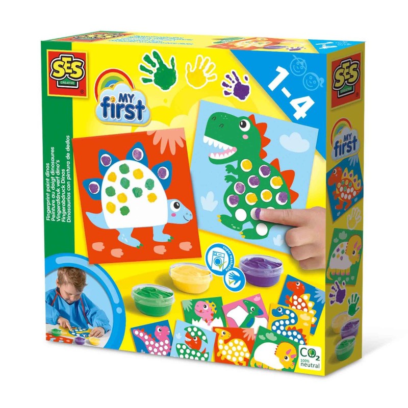 Ses My first - Vingerafdruk verf dino&aposs