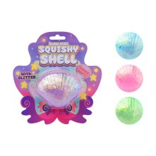Johntoy Glitter schelp op kaart