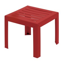 Miami bijzet tuintafel 40x40cm bordeaux