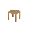 Miami bijzet tuintafel 40x40cm camel
