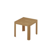 Miami bijzet tuintafel 40x40cm camel