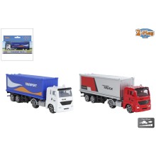 2-Play vrachtwagen die-cast 2ass 12cm