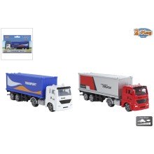 2-Play vrachtwagen die-cast 2ass 12cm