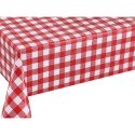 Tafelzeil ruit rood 140x250cm