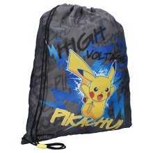 Gymtas Pokémon Pikachu 44x36x1cm zwart