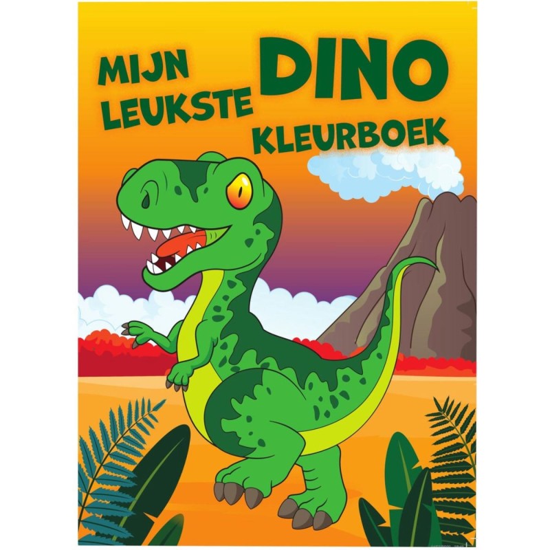 Mijn leukste dino kleurboek 48 pagina&aposs