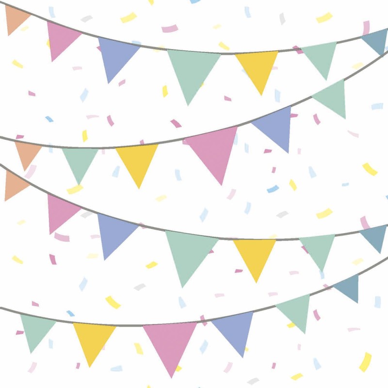 Duni Servetten Flags 33x33cm