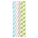 Duni Papieren Rietjes Pastels 20cm 25st