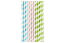 Duni Papieren Rietjes Pastels 20cm 25st