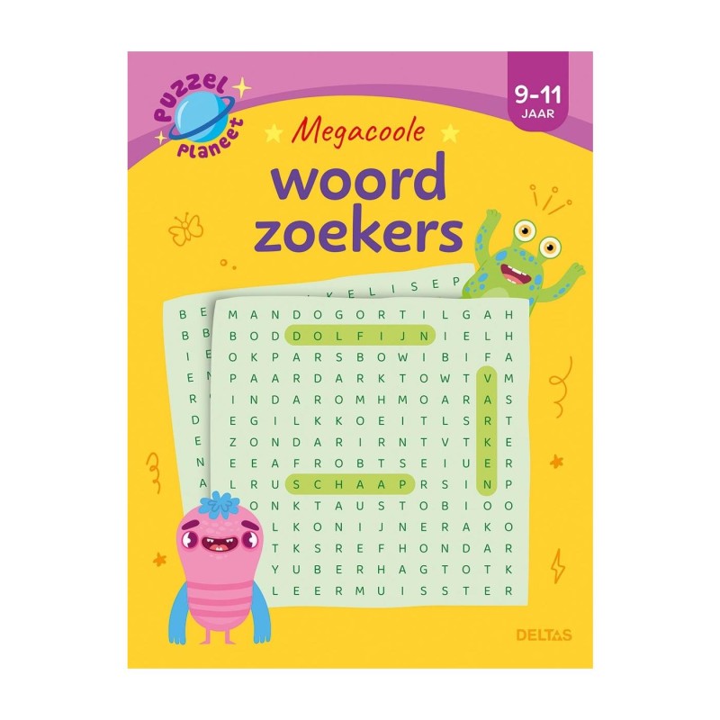 Deltas Megacoole woordzoekers