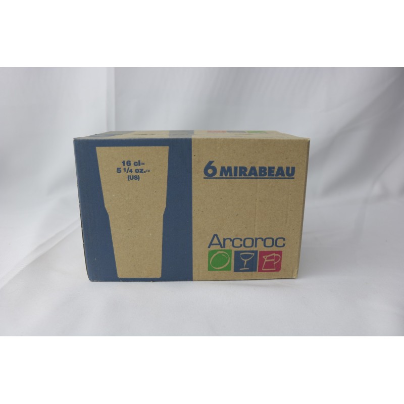 Arcoroc glas 16cl set/6 Mirabeau