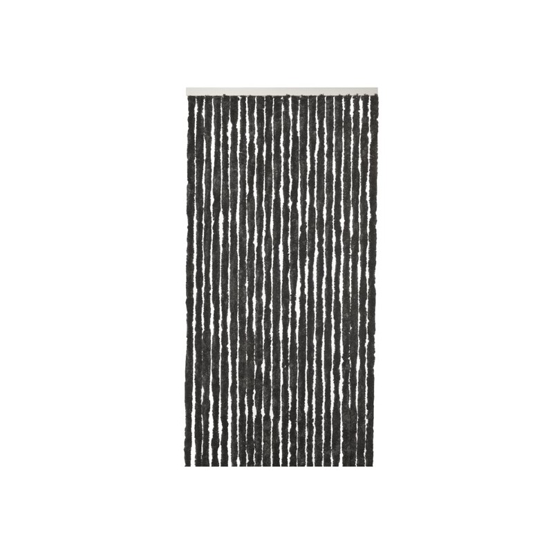 Kattenstaartgordijn 56x180 zwart
