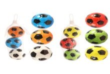 Voetballetjes 3 stuks in net Ø6cm