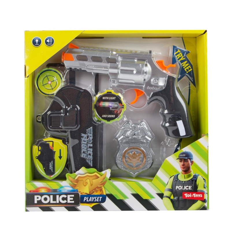 Toi Toys Politieset met 3-delig