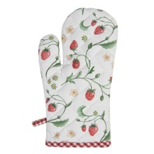 Clayre & Eef Ovenhandschoen aardbeien