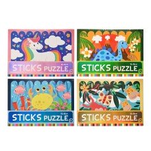 Sticks puzzle stroken puzzel 15x18cm