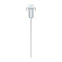 Regenmeter op metalen steel 80cm