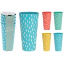 Bekerset 4-delig 400ml kunststof