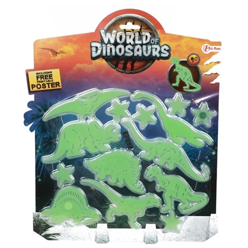 Toi Toys Glow in the dark dino&aposs