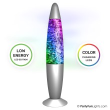 Lava Lamp Glitter LED colour changing