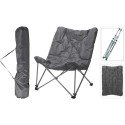 Campingstoel opvouwbaar grijs