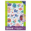 Moxy Stitch glitter stickerboek - A5