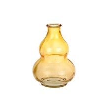 Vaas Bobble geel Ø9xH12,5cm