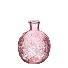 Vaas Bologna roze Ø9,5xH12cm