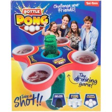 Pong Hero spel met 4 ballen en 4 bekers