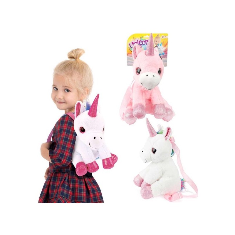Toi Toys Pluche eenhoornrugzak 30cm