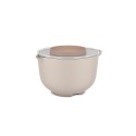 Mepal Beslagkom met spatdeksel 3L chalk