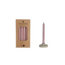 Kaarsen H14cmxØ1.2cm mauve set a 12