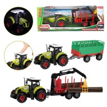 Toi Toys Tractor met aanhanger 37cm +L&G