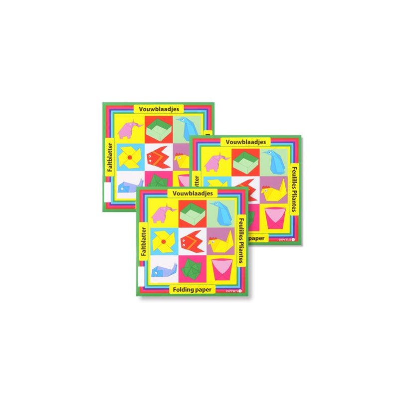 Vouwbladen 12x12cm 90 vel