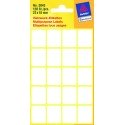 Etiket wit 32x23mm pak a 10 stuks