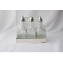Olie/azijn flesjes 6 stuks