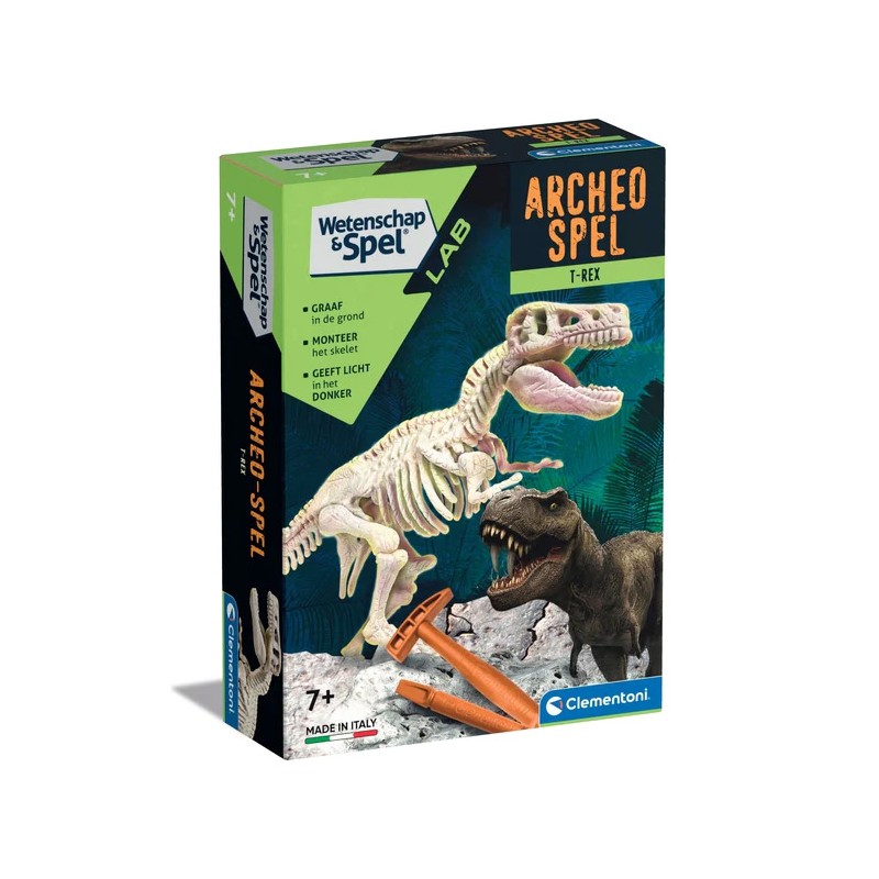 Wetenschap & Spel Archeospel - T-Rex Fluo