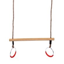 Trapeze Hout met Ringen