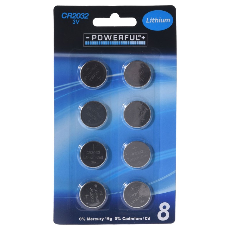 Knoopcel Batterijen CR2032 8st.