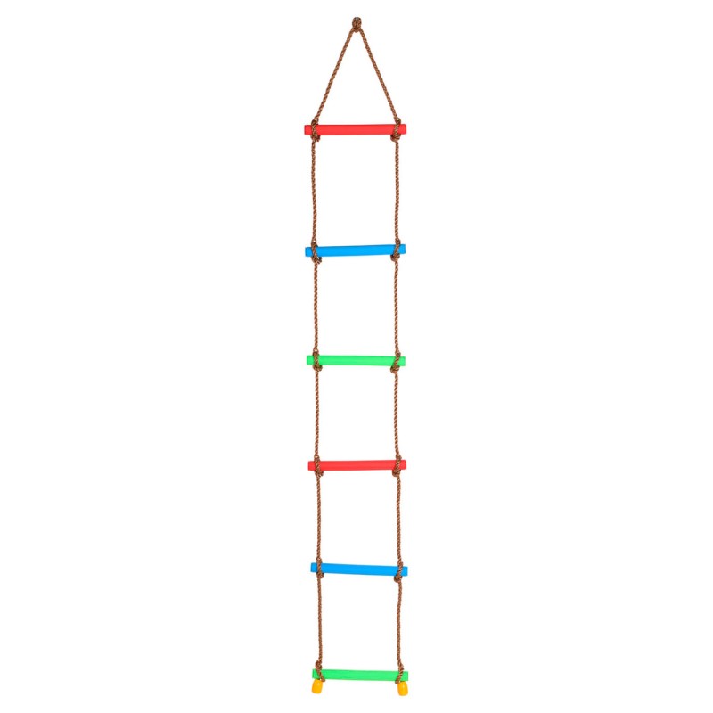 Touwladder met 6 Treden, 2mtr.