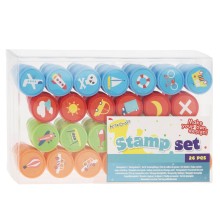 Stempelset Alfabet, 26dlg.