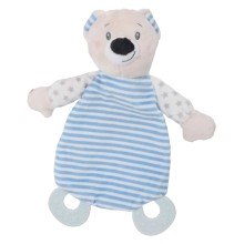Baby Eco Pluche Knuffeldoekje Beer - Roze