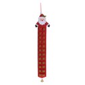 Adventskalender met Kerstfiguur - Rood