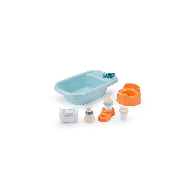 Ecoiffier Poppenbad met Accessoires