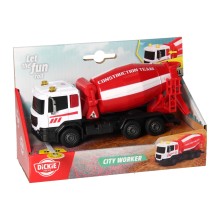 Dickie City Worker Kiepvrachtwagen Geel